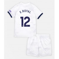 Tottenham Hotspur Emerson Royal #12 Heimtrikotsatz Kinder 2023-24 Kurzarm (+ Kurze Hosen)